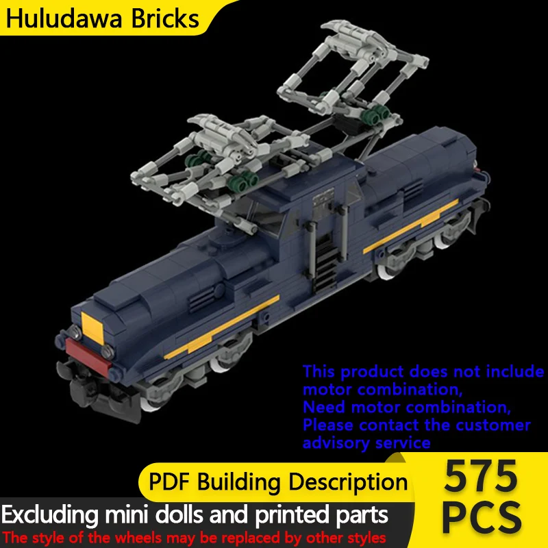 

Модель городской автомобиль MOC, строительные кирпичи BB 13000, электрический локомотив, модульная технология, детские праздничные подарки, сборные игрушки, костюм