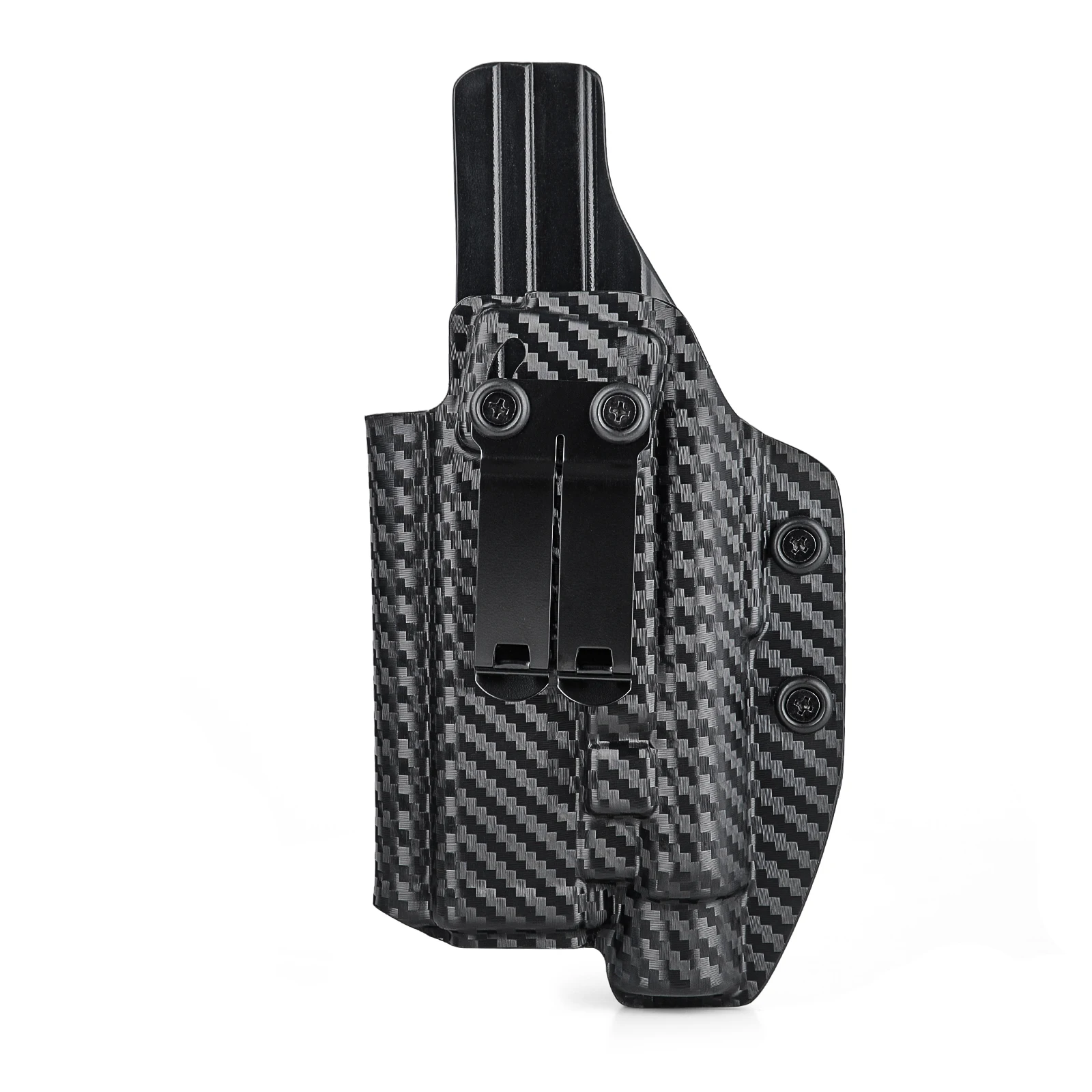 IWB Kydex Holster for Glock 17 19 19X 22 23 31 32 45 w/ Olight PL-2/ PL-Pro/ PL-3 PL-3R/3S Valkyrie Flashlight Concealed Carry