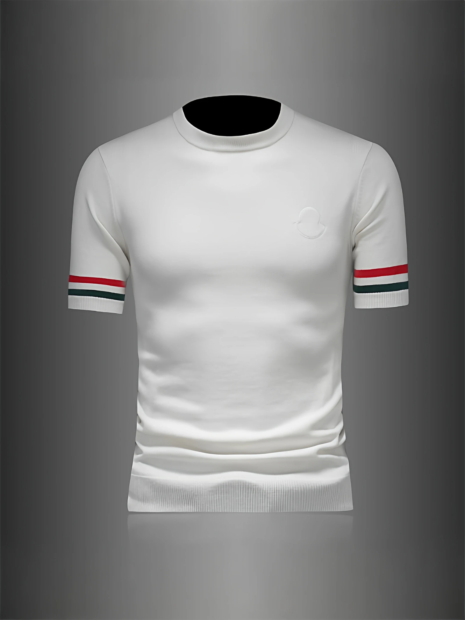 

Thiened Warm ort Sve Knitted Wool Sweater Slim Fit Autumn Winter New Sle Striped Men's Faionable Youth Casual Wear