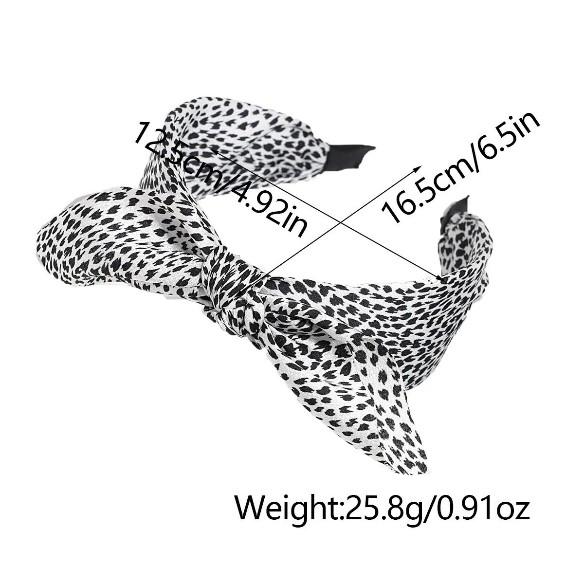 1 Stück koreanische Version Haarband mit Leopardenmuster und Schleife, Retro-Haarband mit Zähnen, breiter Rand, rutschfest, zum Waschen von Gesicht und Haaren, weiblich