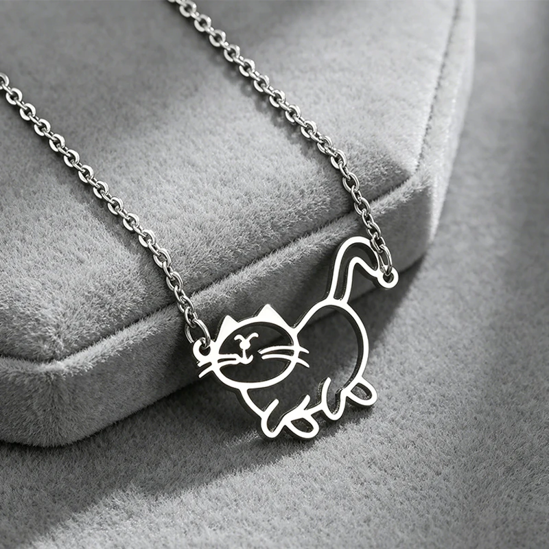 Custom Kid's Drawing Necklace Custom Hand Drawn Children Diy Artwork Necklace Personalized 304 Stainless Steel Jewelry 0 Allergy