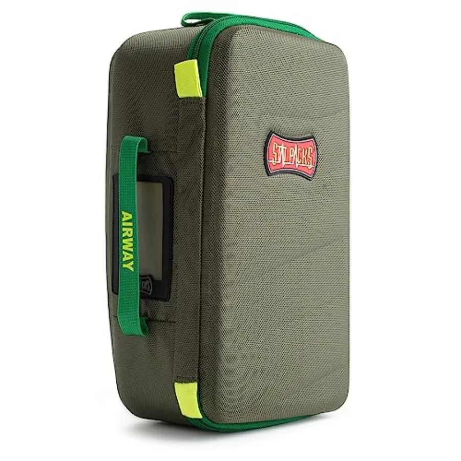 

Advanced Quad Fold Bag for EMS Trauma Use with Green Airway Cell Material in G3+ Airway Design
