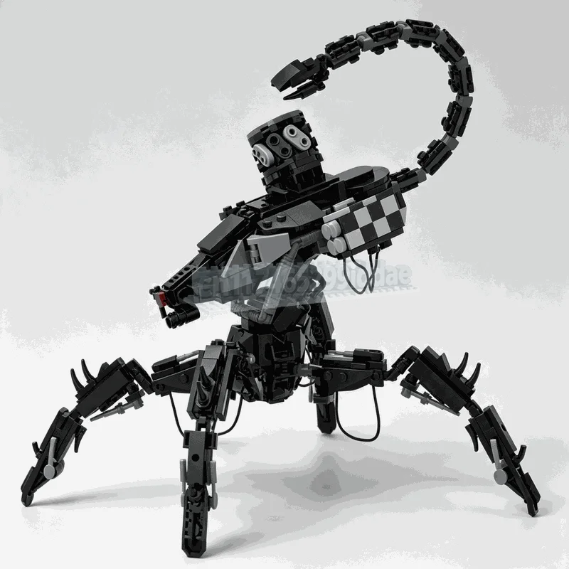 NEW 594 Pcs Cyber Scorpion Robot Building Blocks Articulated Mecha Creature Model Creative DIY Assembly Display Festival Gifts