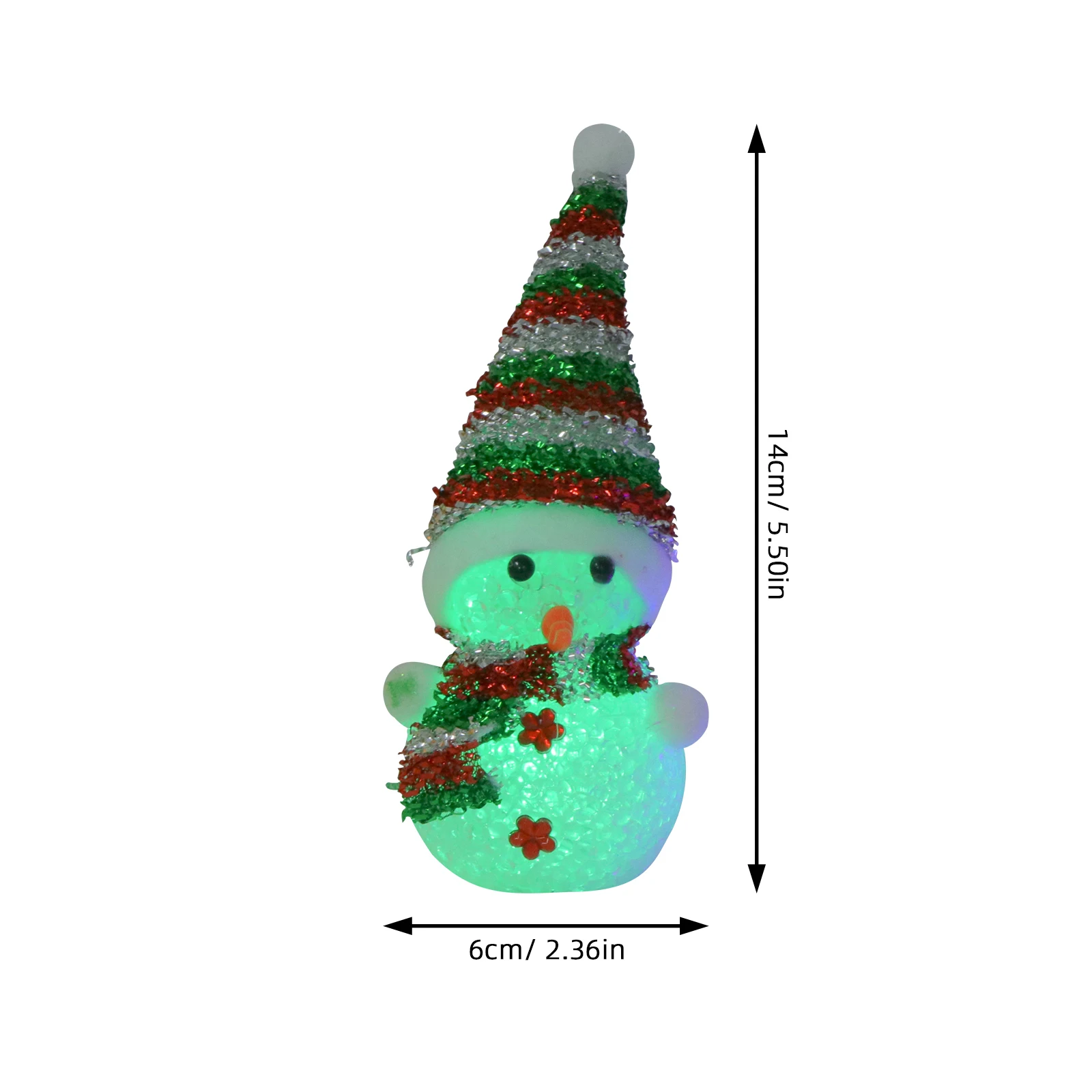 

3pcs Glowing Snowman Night Light LED Christmas Lights Xmas Party Lamp Child Colorful HomeDecoration Gifts Toys Promotional