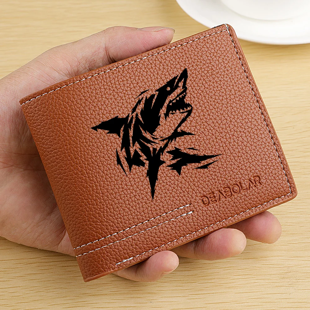 1Pc Men's Shark Print Credit Card Wallet - Multifunctional Large Capacity Coin Purse - Convenient for Carrying Id Cards, Driver's Licenses, Credit Cards, Suitable for Daily Use and as a Gift