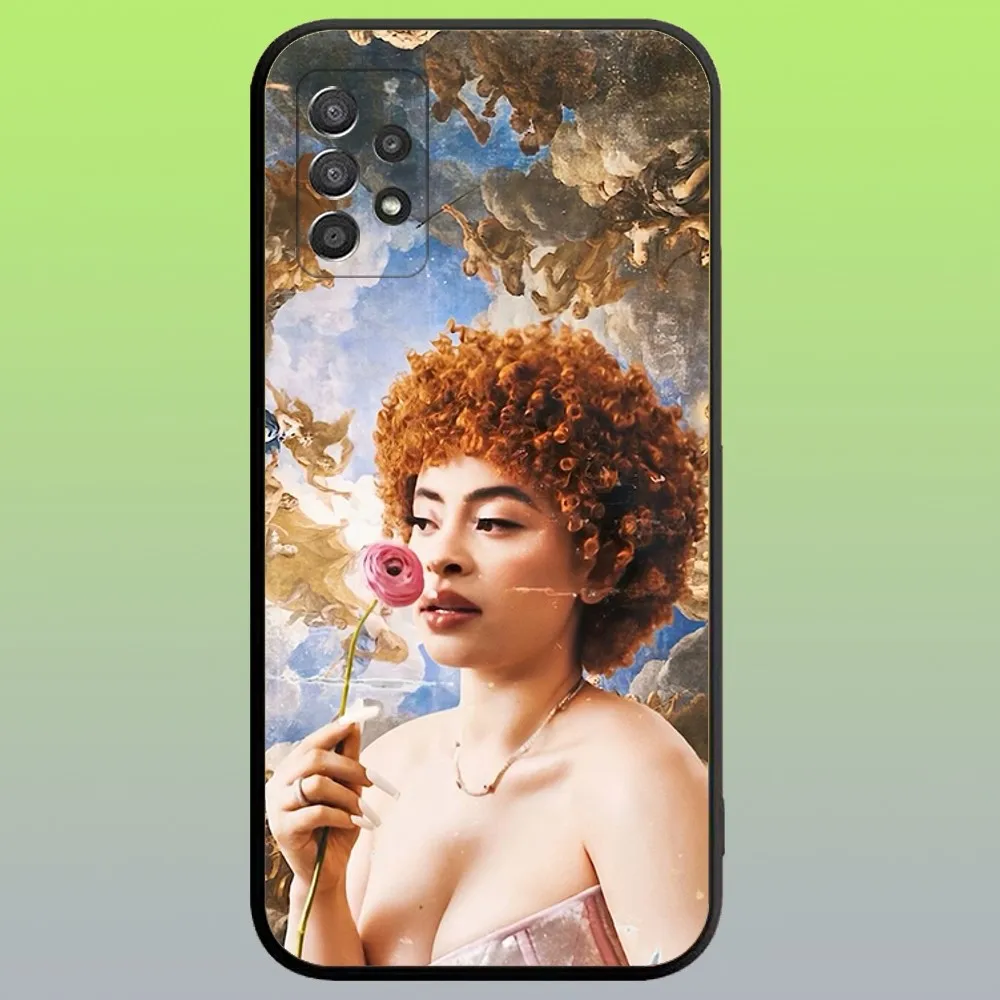 Ice Spice Rapper Phone Case For Samsung Galaxy A20,A21s,A22,A31,A32,A52,A53,A72,73,A80,A91 Soft Black Cover