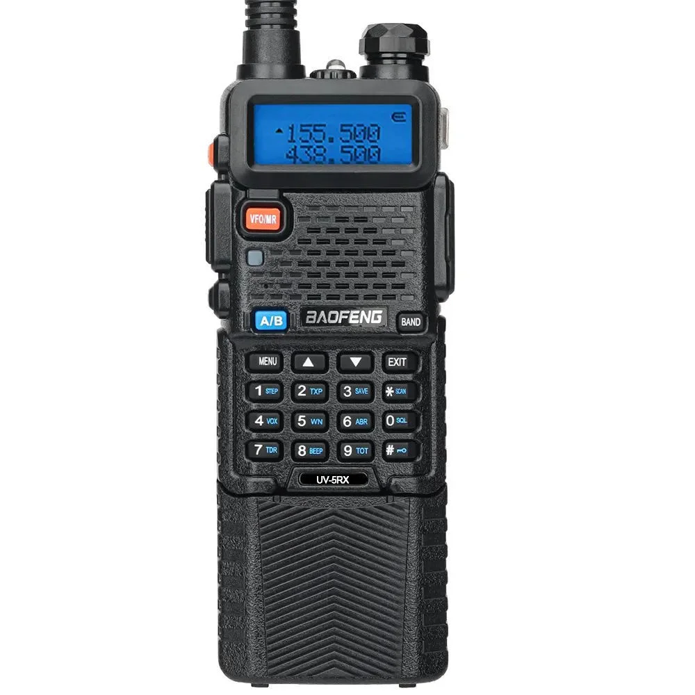1 PC Baofeng M-5R WAKI TOKI M-5R Multibanda Rádio 1800mAh Carregamento Sem Fio VHF Rádio Marinho 10W Potência de Saída 5km Ran