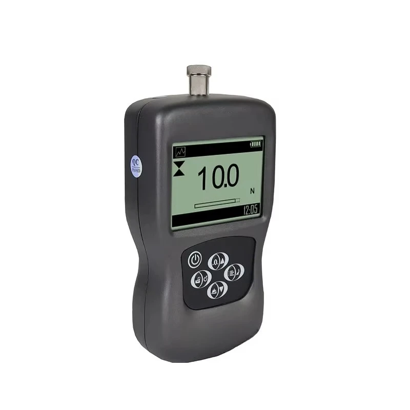 10N Digital Force Gauge Tensiometer Meter Tester Rope Spokes Analog Tension Push Pull Load Physical Measure Instruments Tools