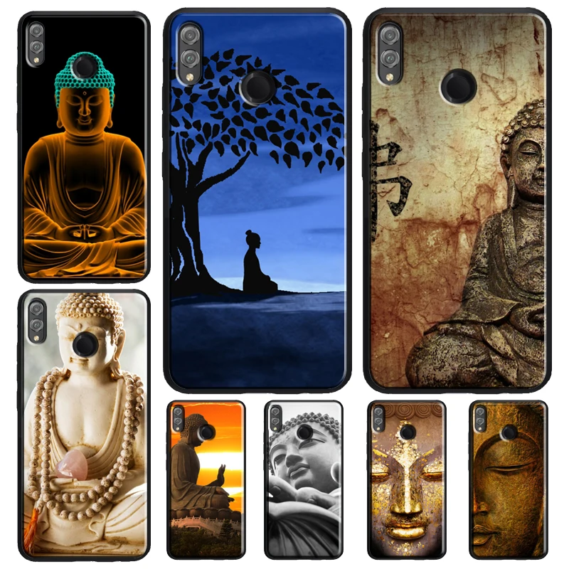 Buddha Statue Case For Huawei Honor 50 Pro 20 10 Lite 7A Pro 7C 8A 8X 9X 10i Y6 Y9 Y7 2019 Nova 5T Cover