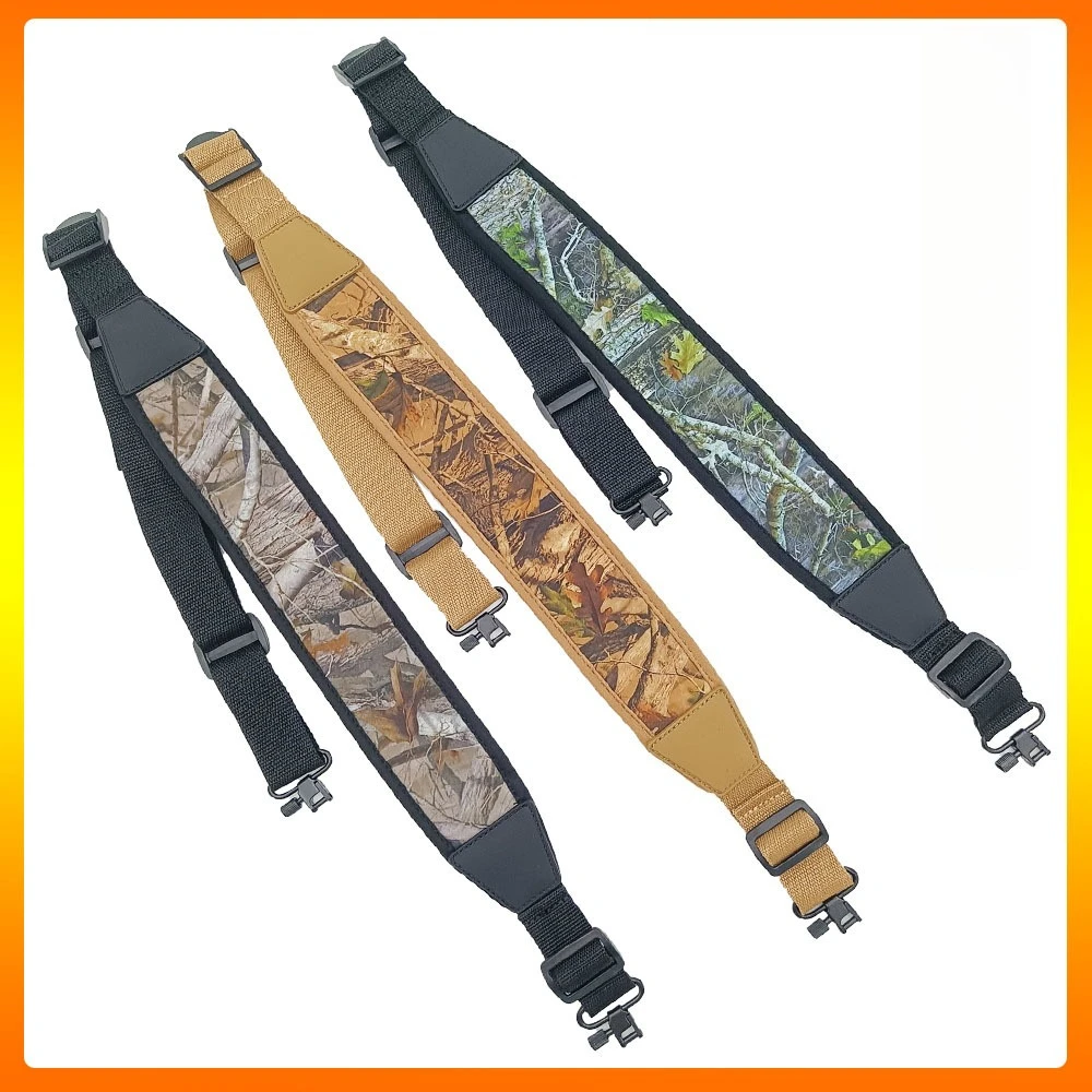 Tactical Gun Sling - Adjustable 2-Point Rifle Strap | Padded Anti-Slip Shoulder Belt for Hunting/Shooting