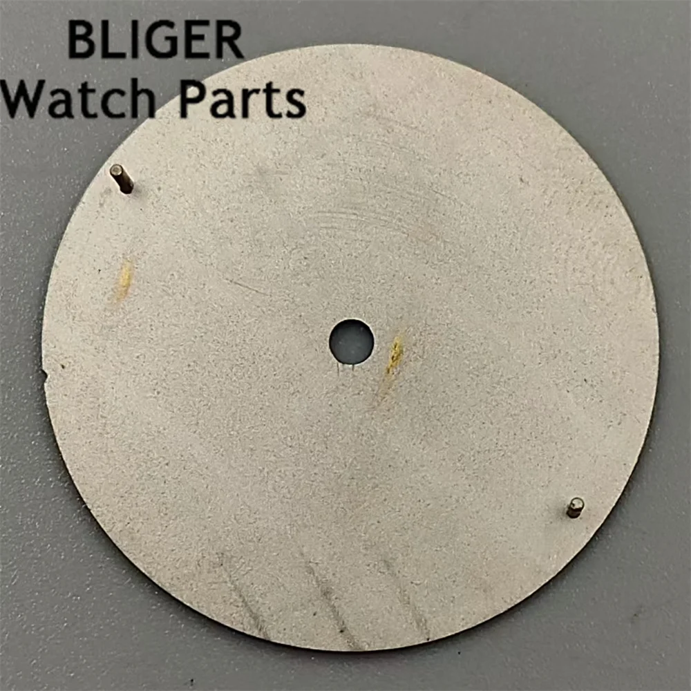 BLIGER 29mm Watch Dial White Black Green Dial Green Luminous Fit NH35 NH36 Movement