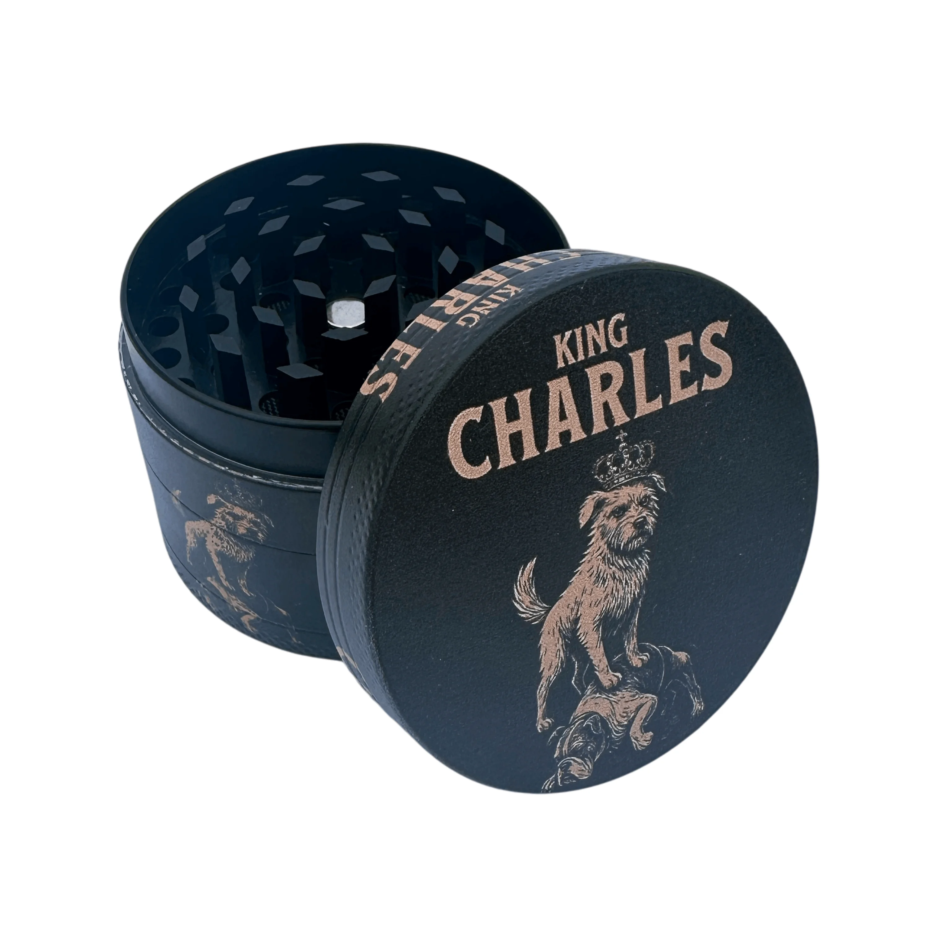 2inch/50mm Charles Dog Metal Tobacco Grinder Smoking Accessories