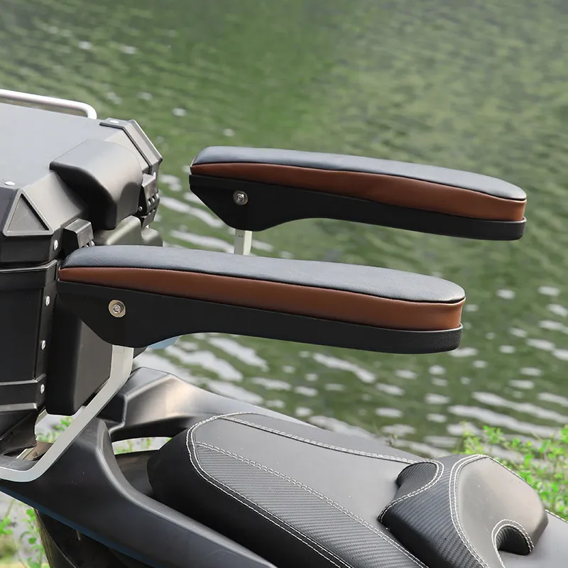 pedal rally car universal modification accessories Motorcycle rear seat armrest foldable aluminum handrail child backrest