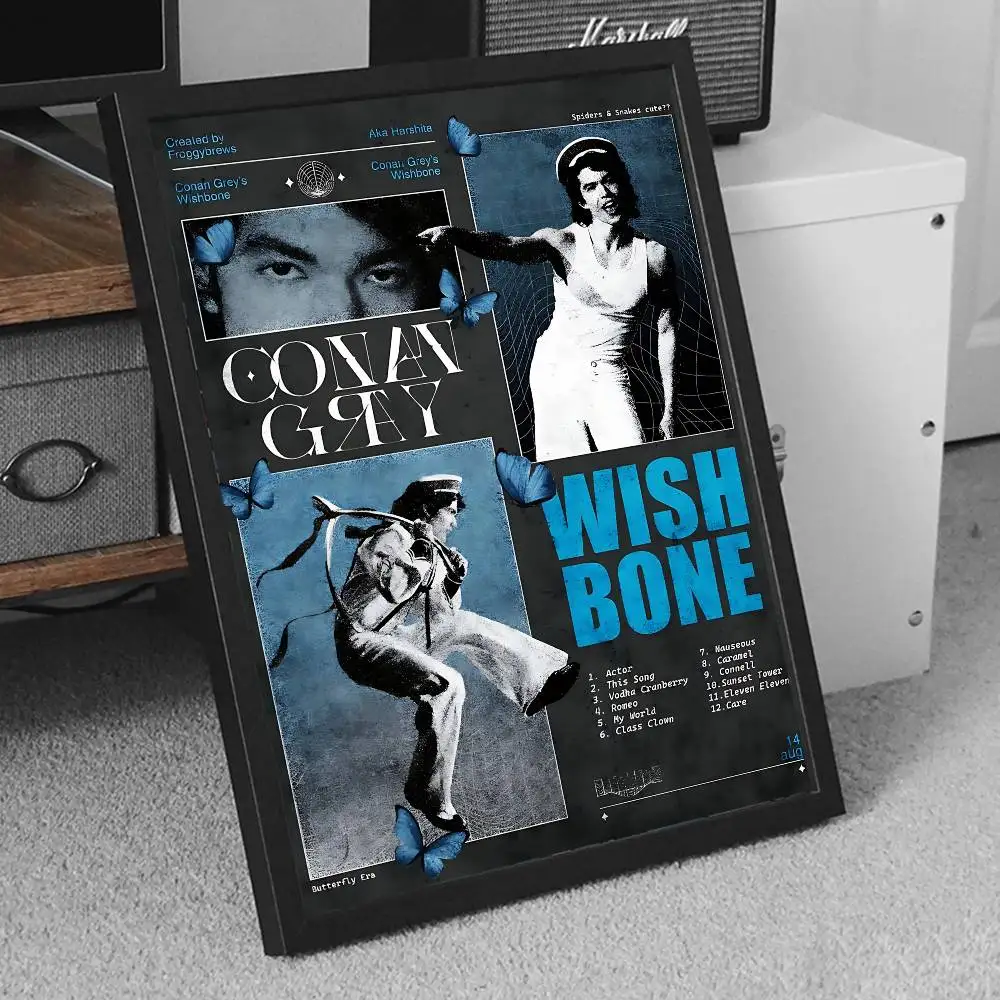 Brutalism C-Conan G-Gray ملصق يطبع جدار الفن اللوحة صورة هدية غرفة المعيشة بار مطعم ديسمبر ملصق كبير