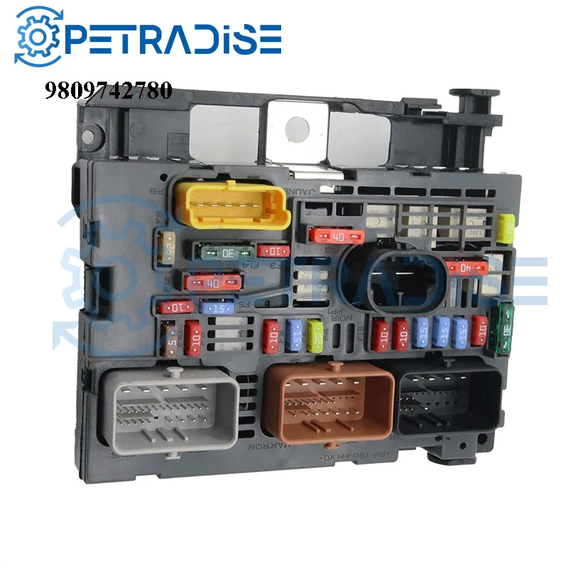 New Fuse Box Assembly BSM R02=R19 For Peugeot 3008 407 Citroen C5 C4 PICCASO Auto Parts OEM 9809742780 9664705980 9675877980