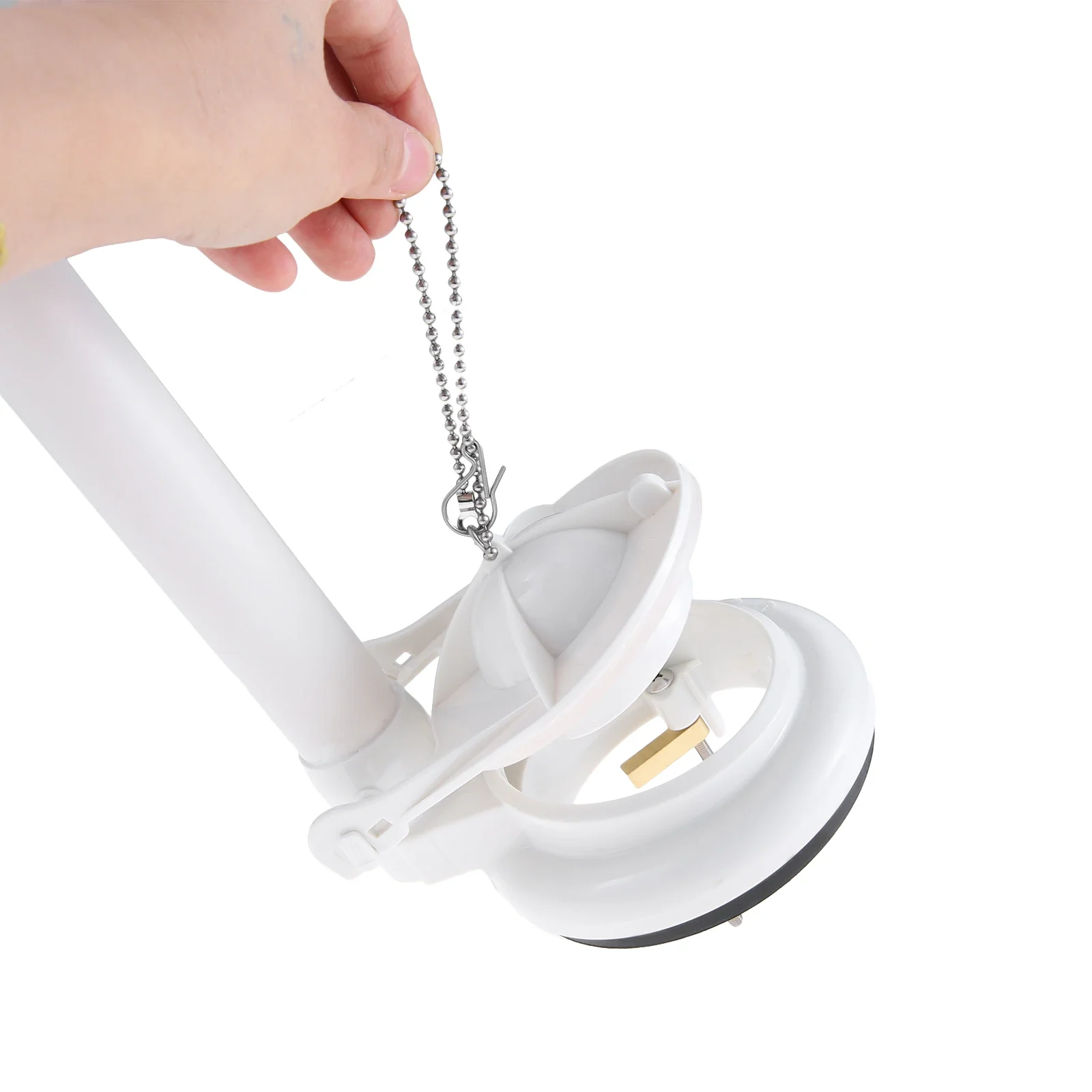 

Universally for 3-Inch Toilets Chain & Rubber Seal Toilet Flush Valve Replacement Kit for American Standard WC Tank Repair Parts