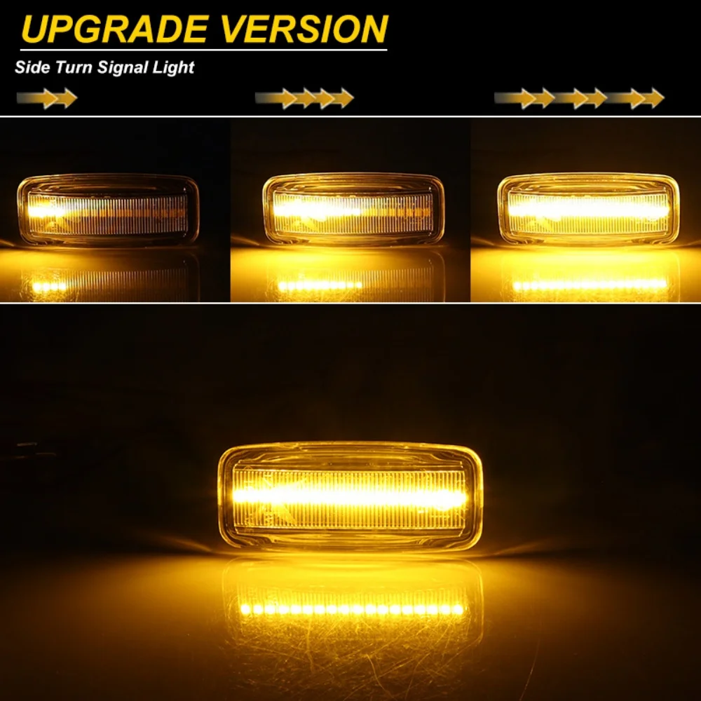 ديناميكية LED الجانب الأمامي ماركر بدوره أضواء الإشارة لنيسان Teana Stagea سفاري الرئيس Primera Presage لإنفينيتي QX60 M35 #4