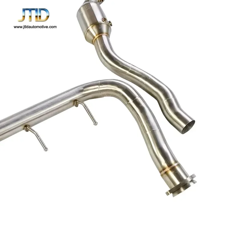 High Flow Stainless Steel Catless Exhaust Downpipes for Ford F150 3.5TT