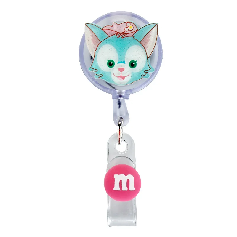 StellaLou LinaBell Duffy For ID Card Holder Scalable Toggle Clip Employee Card Doctor Nurse Chest Card Student Bus Card Holder