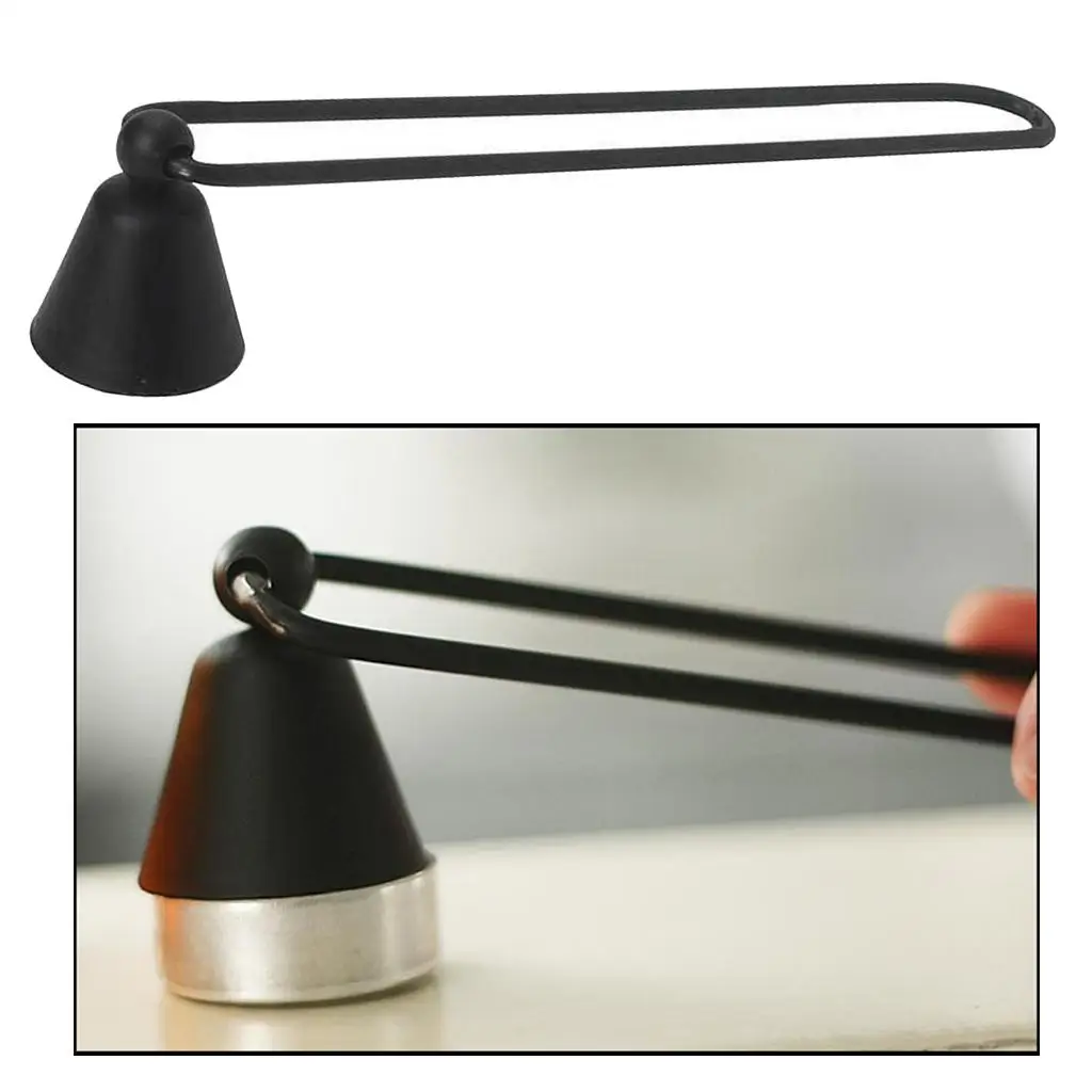 1 Piece Iron Candle Wick Snuffer with Long Handle Candle Extinguisher for Banquet Home Candle Tool Accessories