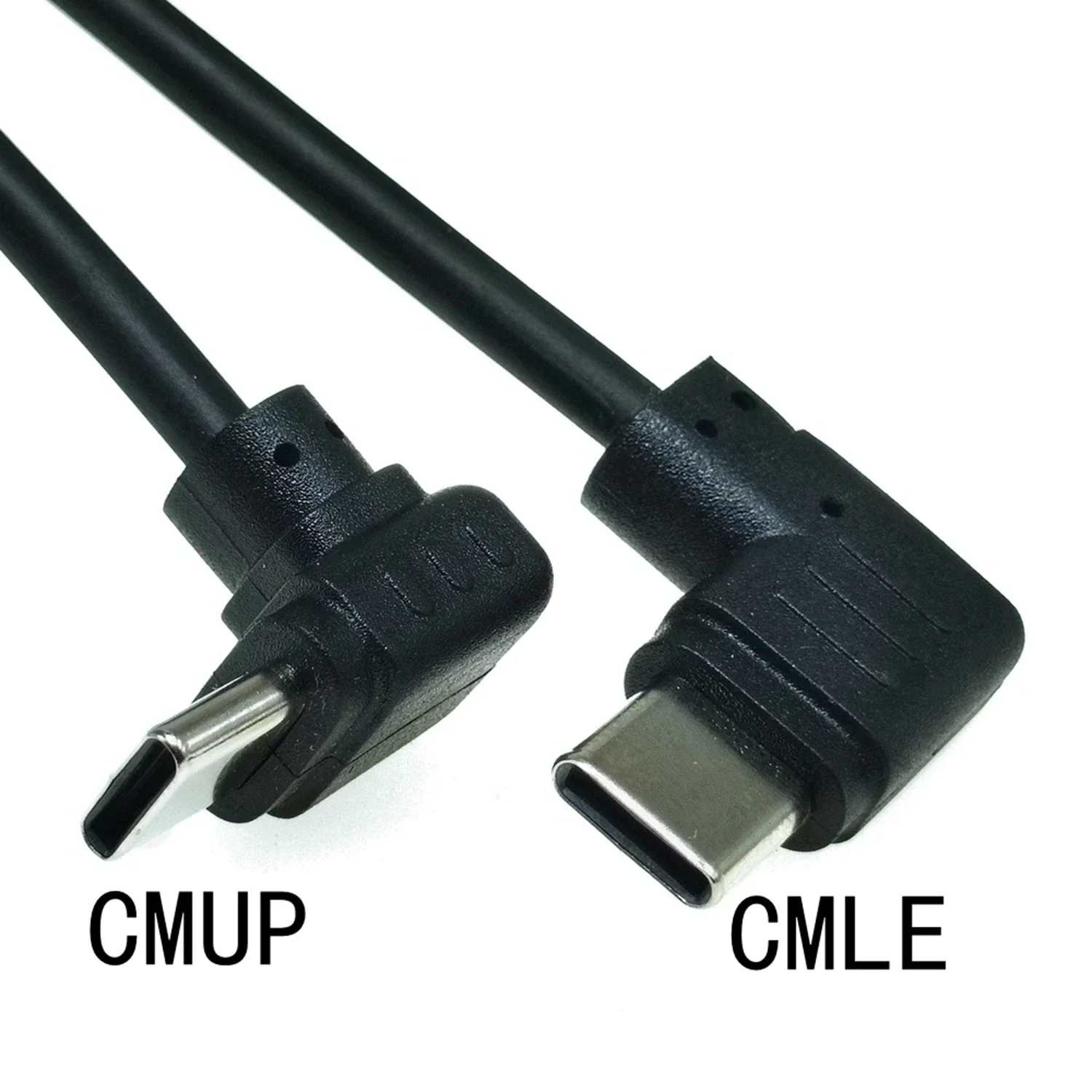 Cable de datos USB tipo C, cable de 90 grados, ángulo métrico de 90 grados a USB 2,0,/0,25/0,5/1 metro, izquierda, derecha, arriba y abajo, USB-C