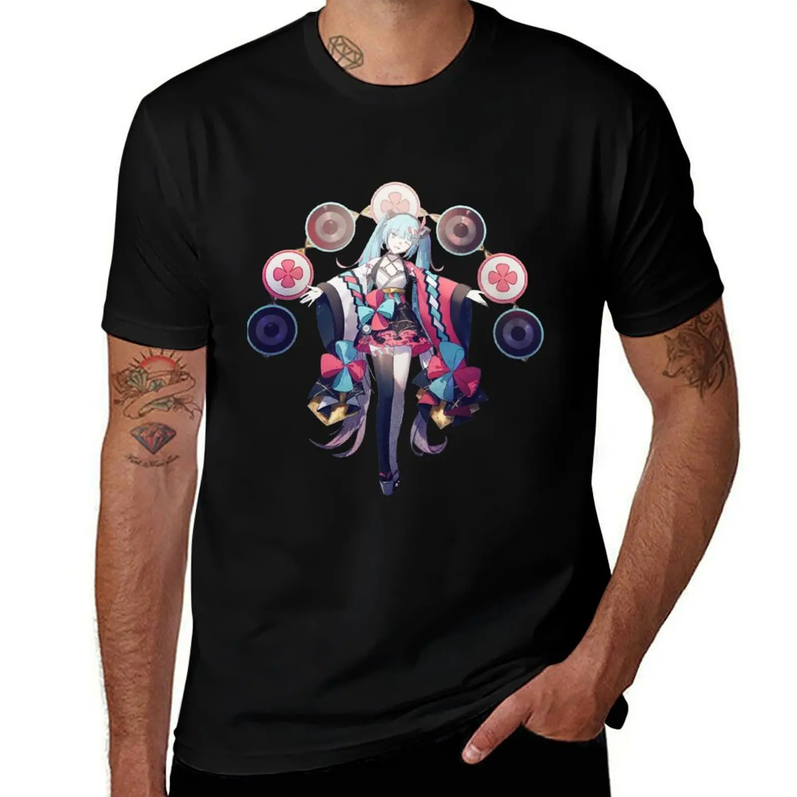 vocaloid-ミク-tシャツマン-tシャツグラフィック-tシャツカスタムプリントマン-tシャツ綿高品質-tシャツ