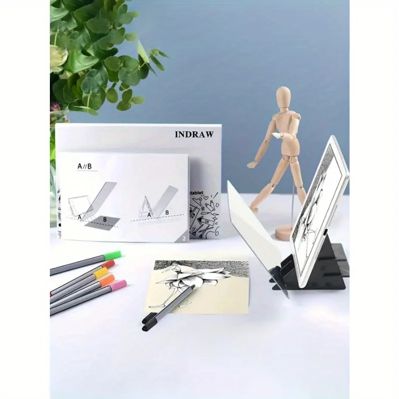قطعة واحدة من لوحة الرسم البصرية الشفافة، لوحة تتبع بصري محمولة، لوحة رسم الصور، أداة رسم للمبتدئين