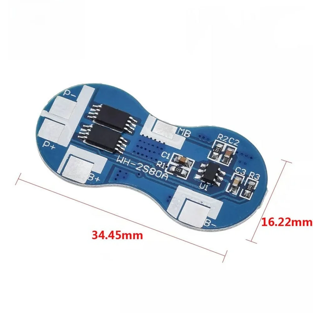 Minimal Current Draw Standby Battery Protection Overcurrent Cutoff 2S Battery Protector Overcurrent Detection 200mV