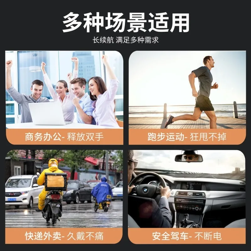 noise reduction bluetooth headset tws ear-mounted noise reduction large capacity portable long battery life