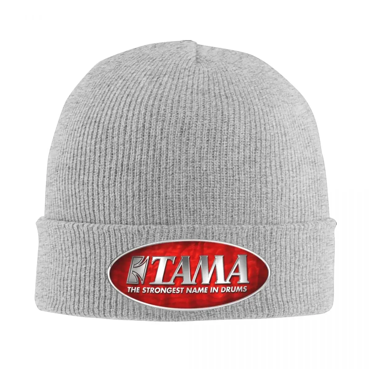 Tama Drum Logo Warm Knitted Cap Hip Hop Bonnet Hat Autumn Winter Outdoor Beanies Hats for Men Women Adult