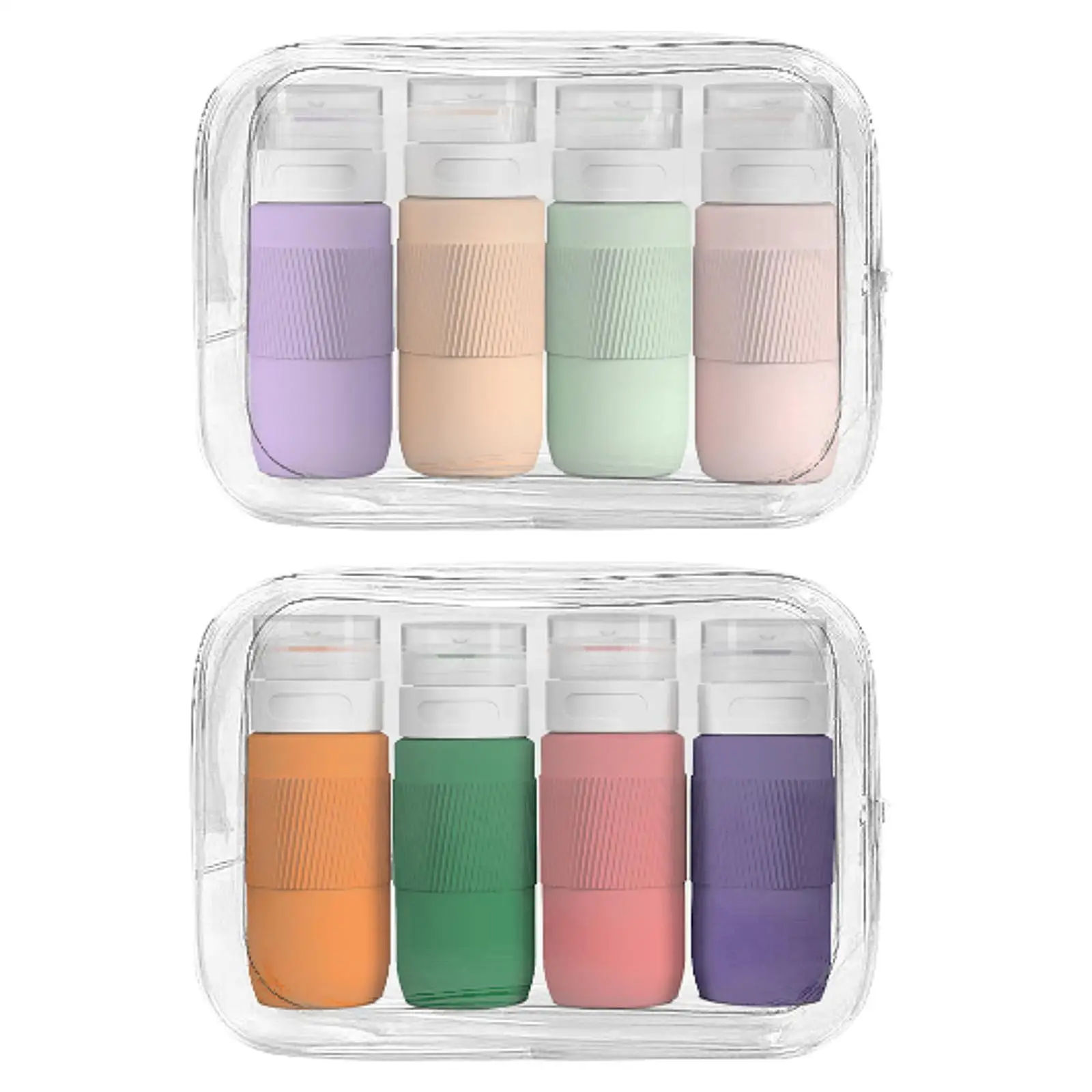 

4 Pieces Travel Bottles for Toiletries 80ml Leak Proof for Hand Sanitizer