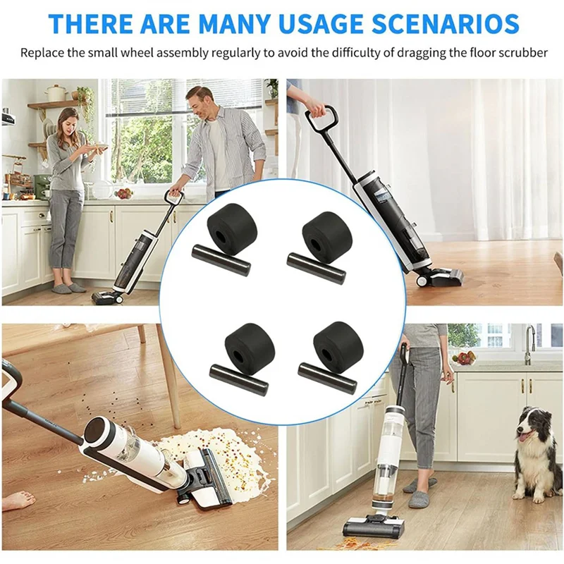 ABDJ-12PCS استبدال عجلات فراغ ل Xiaomi Dreame H12/H13/H20/M13S آلة تنظيف الأرضيات رؤساء بمحركات رمح صغير