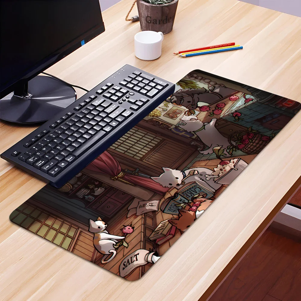 1pc hot anim painting Neytirix Non-slip Mouse Pad Suitable For Office Computers Laptops E-sports Game Desk Mats XXL Keyboard