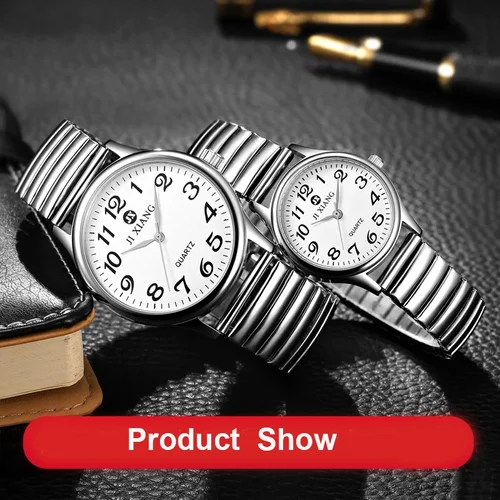 Imagen 2 del producto Correa de reloj de acero inoxidable para hombres y mujeres, accesorios de pulsera, correa de reloj elástica de Metal, 12mm, 14mm, 16mm, 18mm, 20mm, expansión