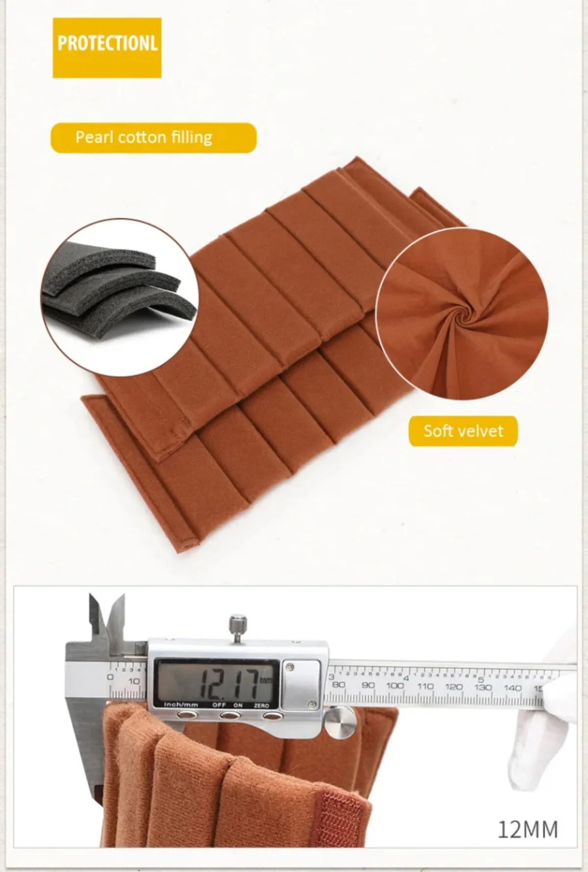 Protective Camera Bag Insert Dividers Shockproof Inner Space Separator Sponge Pads for Canon Nikon Sony Fuji DSLR Lens Separate