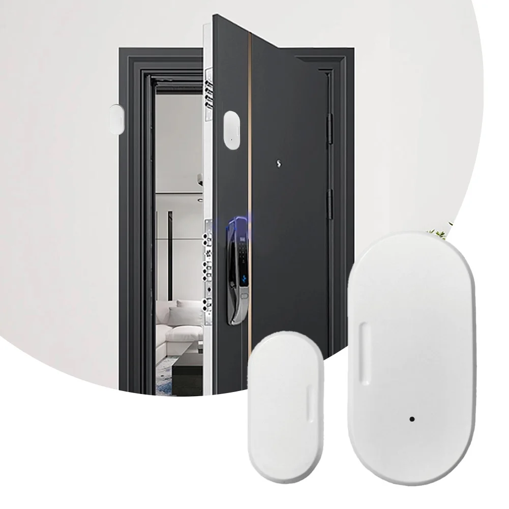 Garage Window Alarm Battery Powered WiFi Door Sensor APP Remote Control Home Security Open Detector Wireless No Hub Required