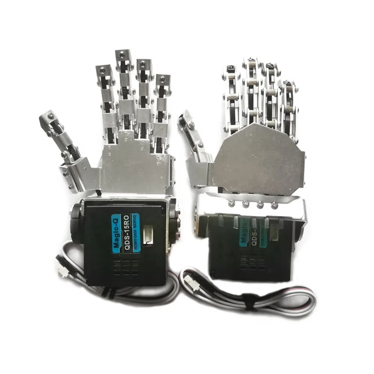 NEW Mini Robot Hand Five Fingers Metal Manipulator Arm Left Hand for Humanoid Robot DIY Kit