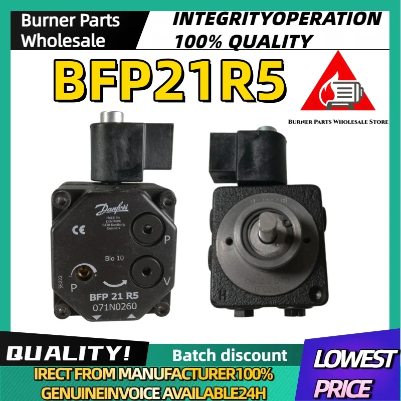 BFP21R5 BFP21L5 BFP21R3 BFP21L3 Gear Fuel Pump With Solenoid Coil Diesel Oil Burner Boiler Replacement Spare Parts