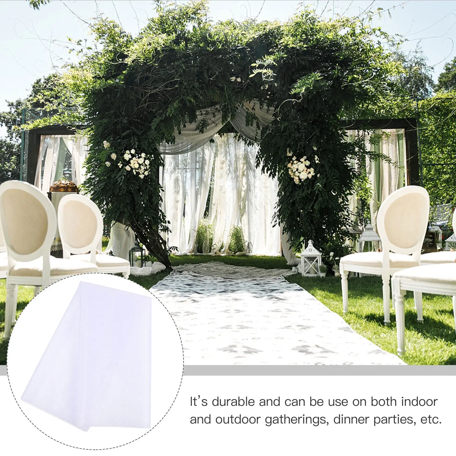 1Set Wedding Arch Drapes Organ - Wedding Ceremony Supply ulasan dan harga