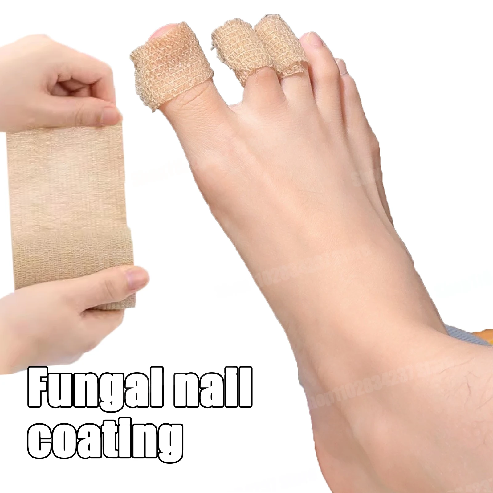 

Nail Fungal Feet Care Essence, toe protection, nail coating, self-adhesive bandage, easy to use, foot and finger protection set