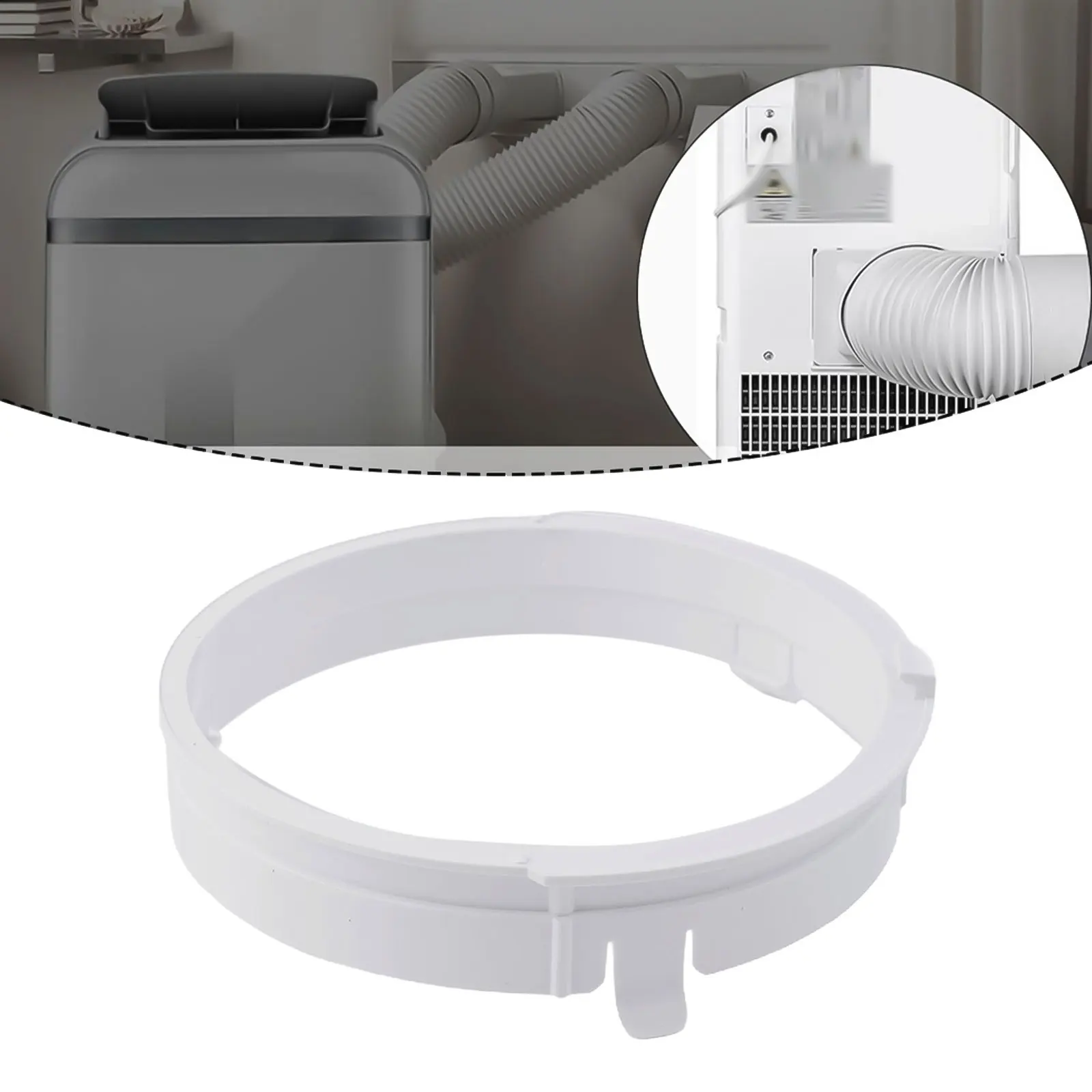 

For 15cm Baffle Connector for For 1 5P Mobile Air Conditioner Secure and Reliable Connection Wide Compatibility