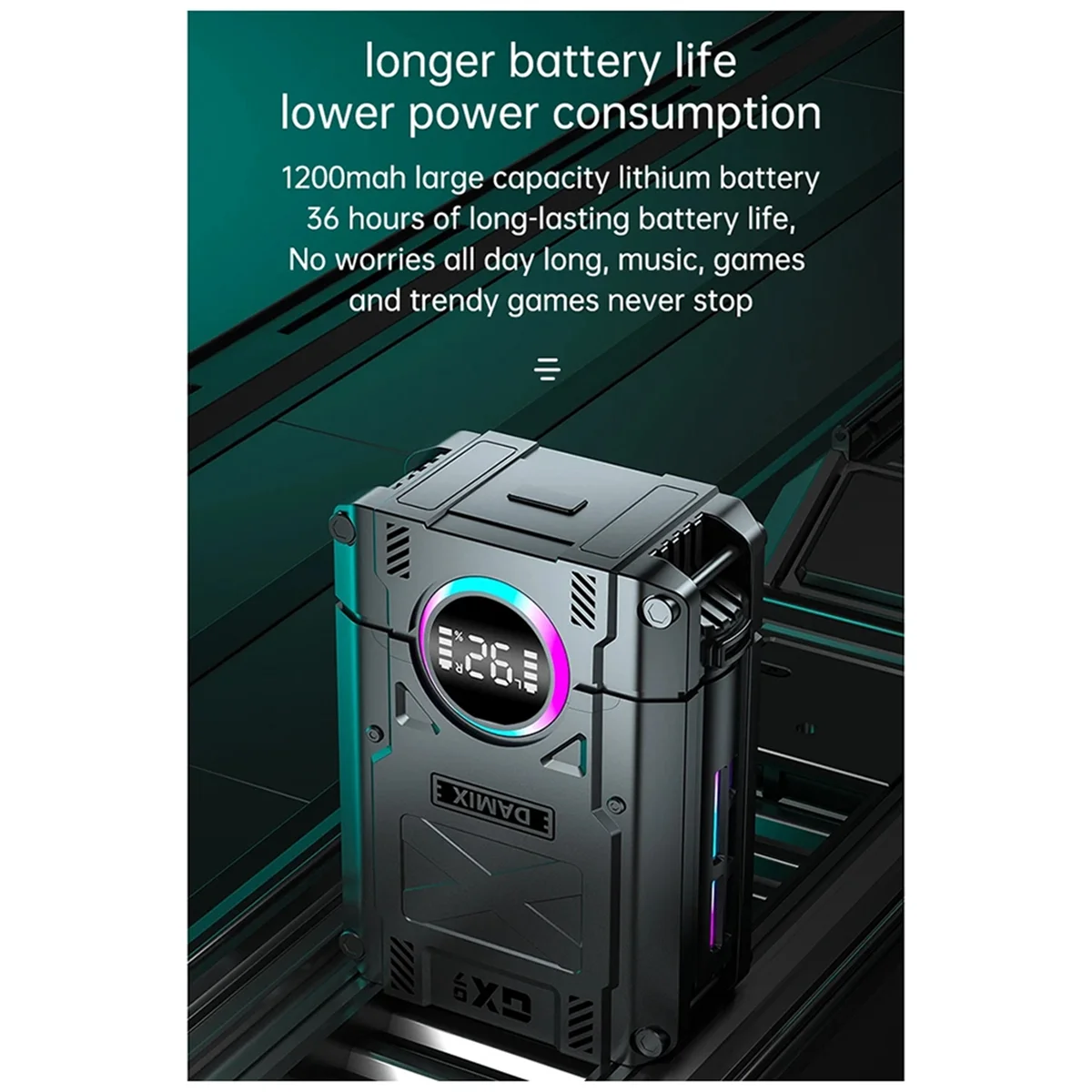 DYJ-zpNew DX-07 TWS Bluetooth-гарнитура с шумоподавлением Беспроводная механическая стильная гарнитура HD-гарнитура для вызова с