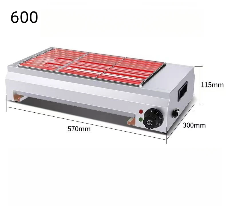 About Outdoor Electric Smoke-free Barbecue Grill Rectangular Barbecue Grill