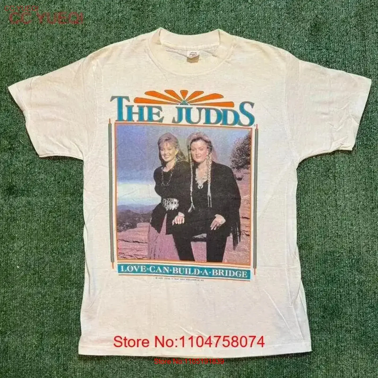 

Rare VTG The Judds Band T Shirt Adult FL0417 vintage Washed homme Casual graphic Top For Everyday Wear Versatile vintage