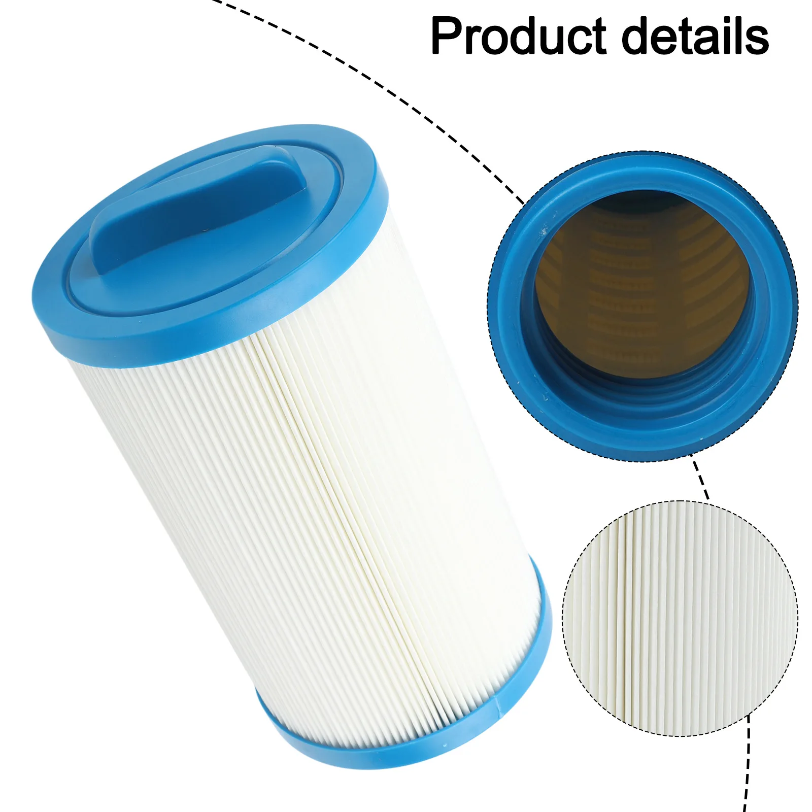 For PWW35L Spa Filter Cartridge Spa And Pool Maintenance White Fabric Filter Element Removes Leaves Hair Sand Oil