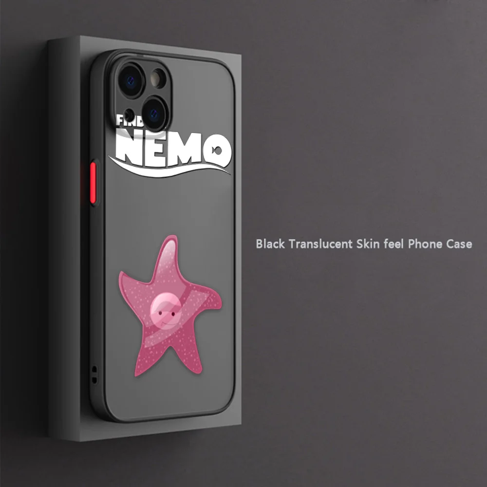 حافظة هاتف لهاتف Redmi Note 12 11 12c Xiaomi 11t 12x 12t Poco c40 c51 c50 العثور على نيمو لؤلؤة أنيمي ماتي متجمد غطاء شفاف