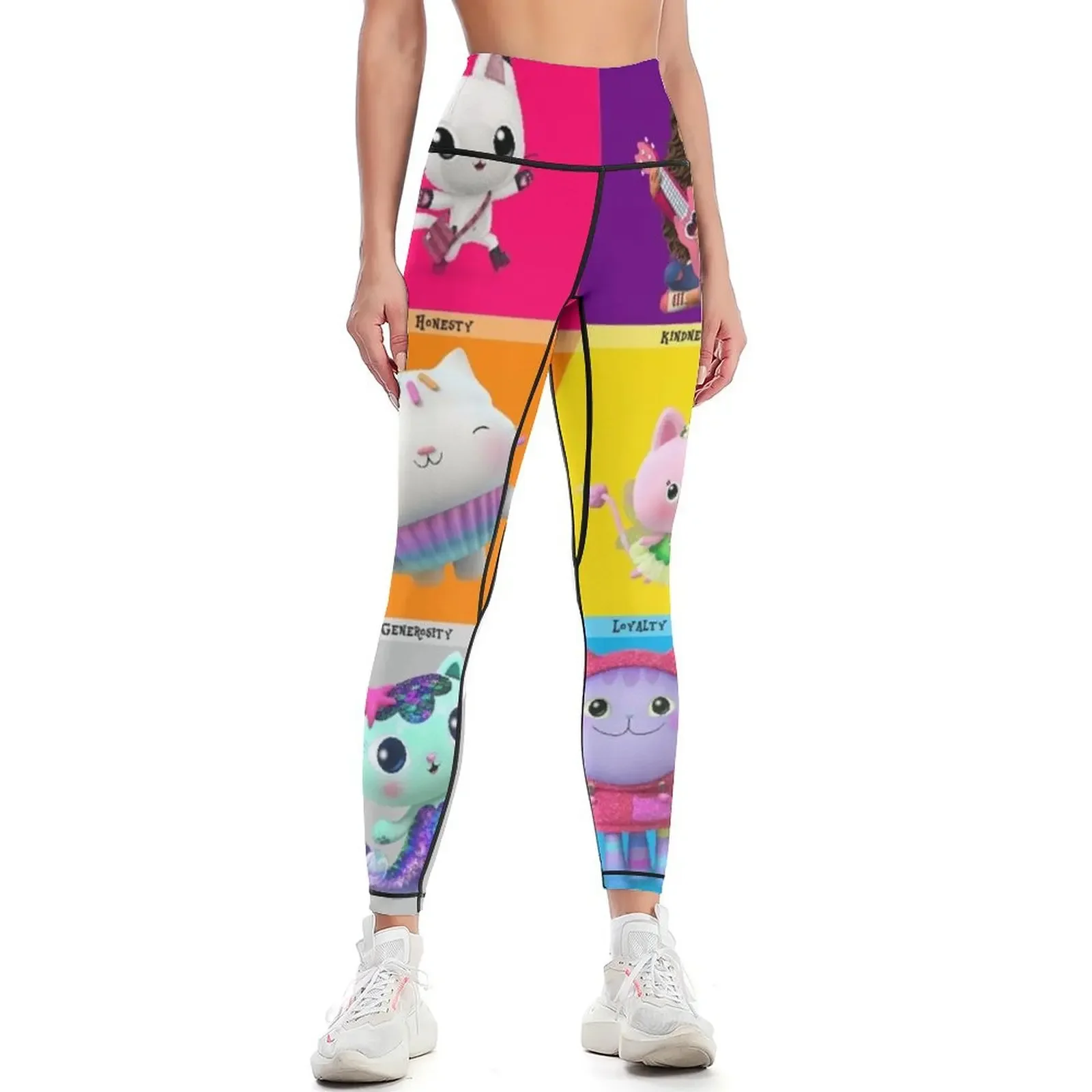 

Gabby's Dollhouse Leggings gym top gym sportswear woman exercise clothing for sporty woman push up Womens Leggings