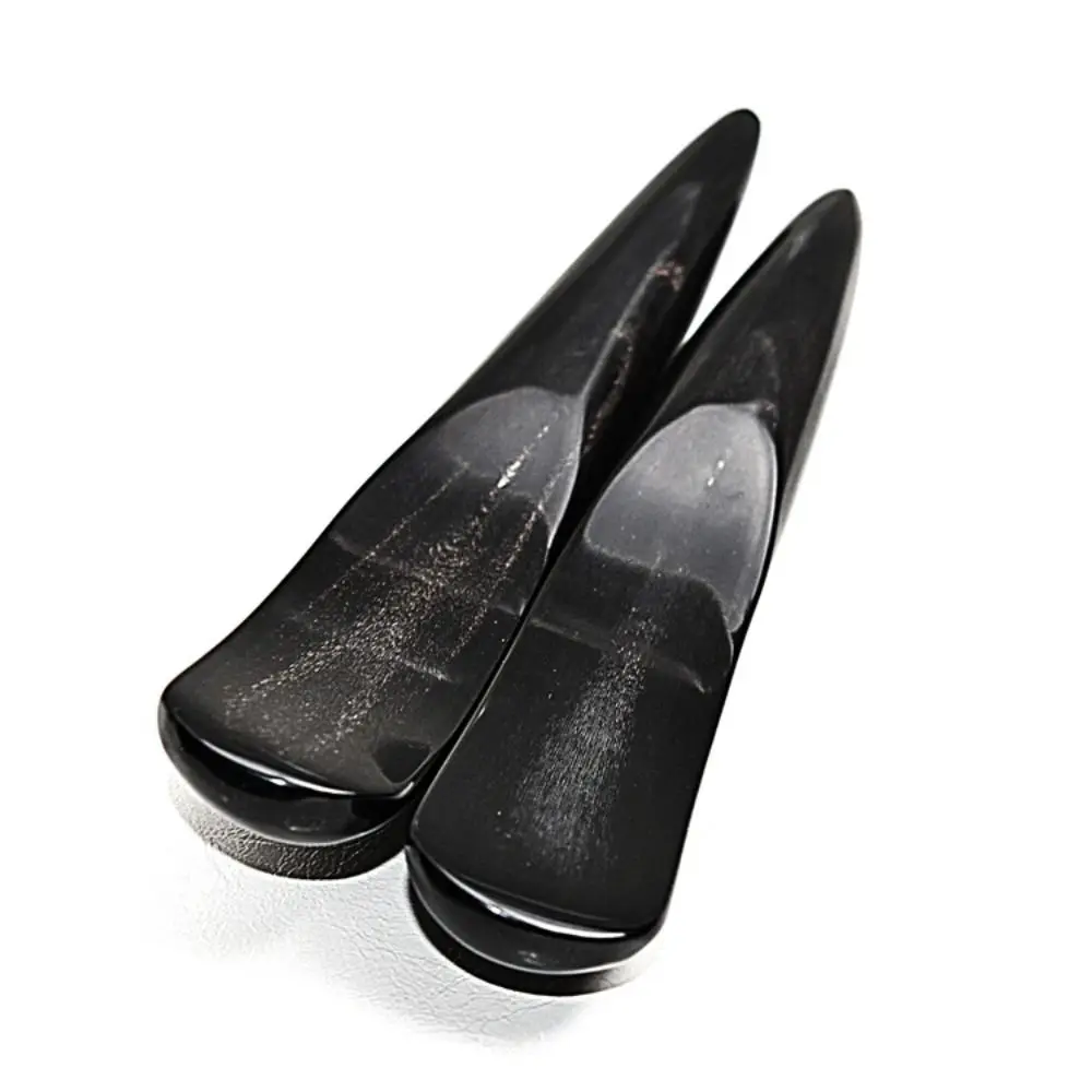 

Черный рог буйвола, доска Гуа Ша, спа, большая меридианная массажная палочка, релаксационная ручка для ног, точечный массаж, ручка для женщин