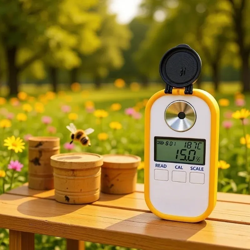 DR301 digital honey refractometer, four-in-one honey moisture meter, high-precision sugar content measurement refractometer