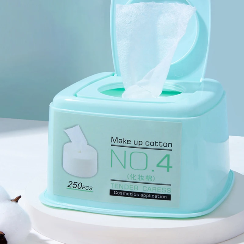 250 Clean Face Towel, Makeup Remover Cotton Soft Face Towelsunscented Cotton Tissues For Sensitive Skin,  Towelettes Disposable,